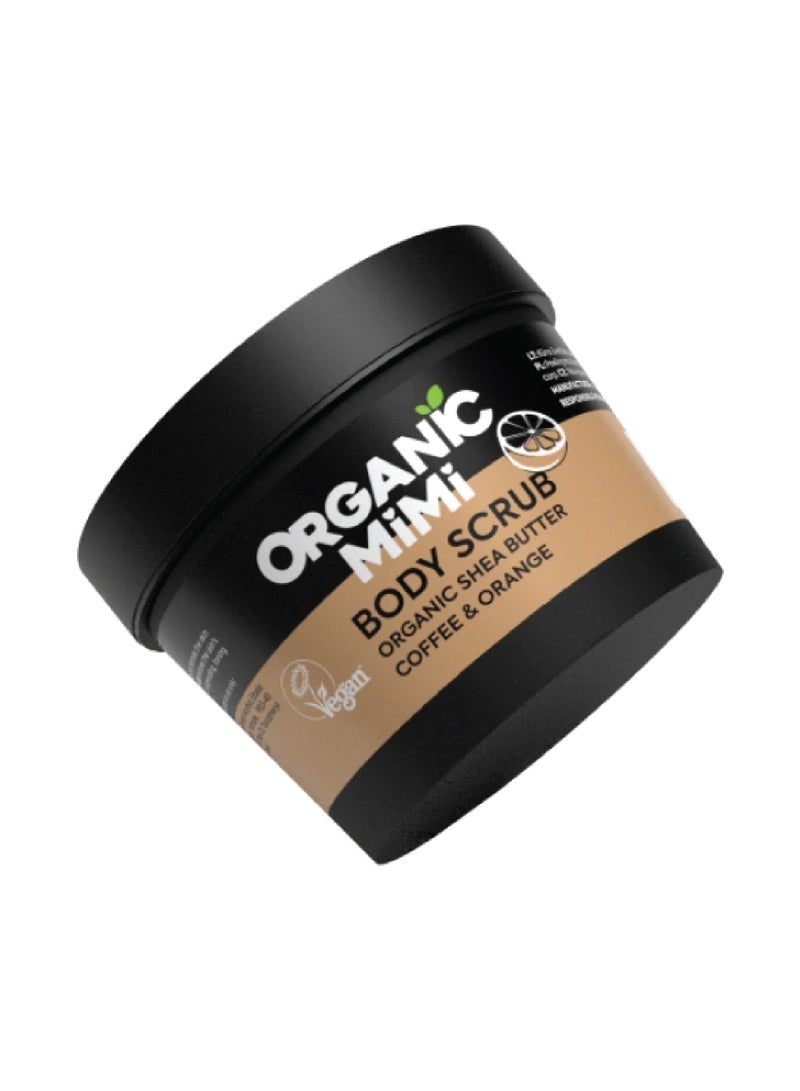 Organic Mimi Coffee & Orange Body Scrub 120g - Image 2