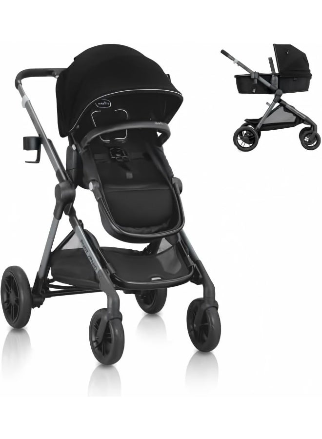 Evenflo Pivot Xpand Modular Stroller (Ayrshire Black) - Image 1
