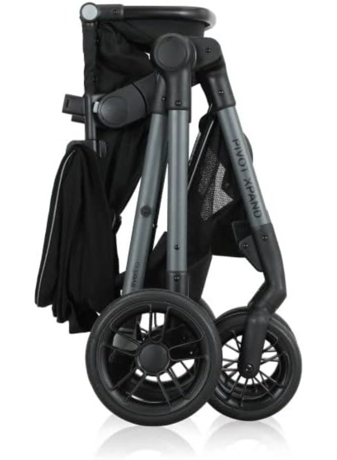 Evenflo Pivot Xpand Modular Stroller (Ayrshire Black) - Image 3