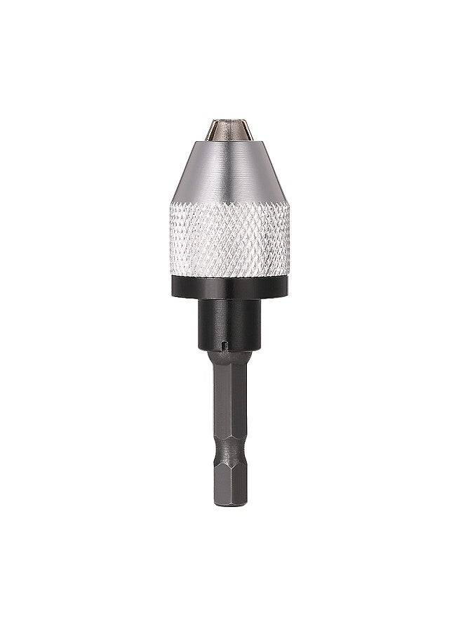 Mini Portable 0.3-6.5mm Electric Grinder Quick Change Drill Chuck with 6.35mm 1/4" Hex Shank Universal Drill Bit Converter Screwdriver Impact Driver Adaptor  - Image 4