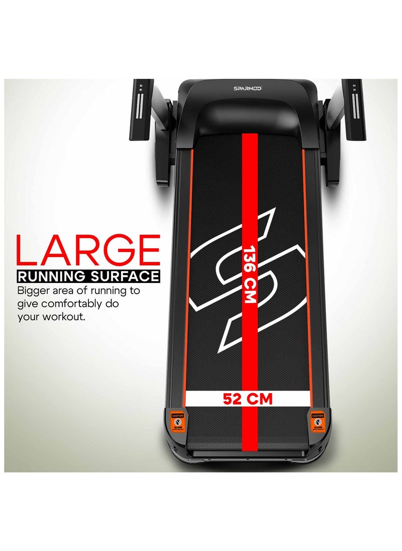 STH-6010 Treadmill for Home Use - 40cm WiFi Touch Screen, Entertainment Apps, 6HP Motor, 150kg Weight Capacity, 1-18.8 km/h, Auto-Incline, Foldable, Speakers and Auto Lubrication - pzsku/ZA28D42C92CE06BD49810Z/45/_/1704793266/0907f72b-bb7c-4409-bd49-5bf1e780ff4b