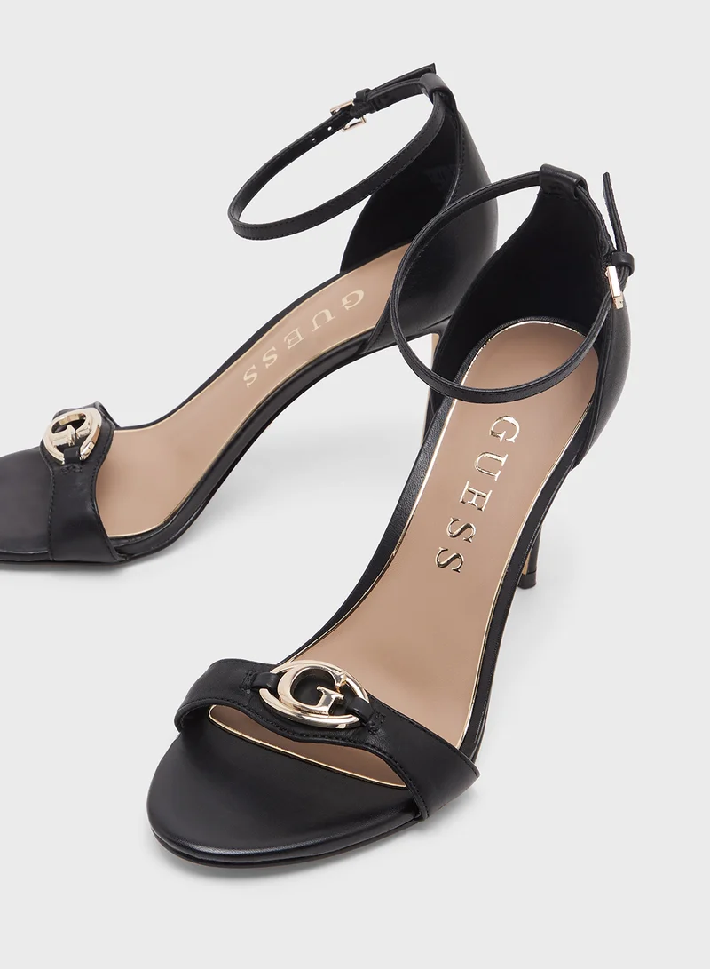 GUESS Ankle Strap High Heel Sandals
