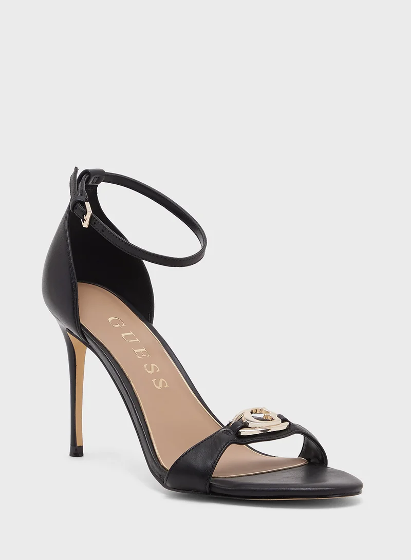 GUESS Ankle Strap High Heel Sandals