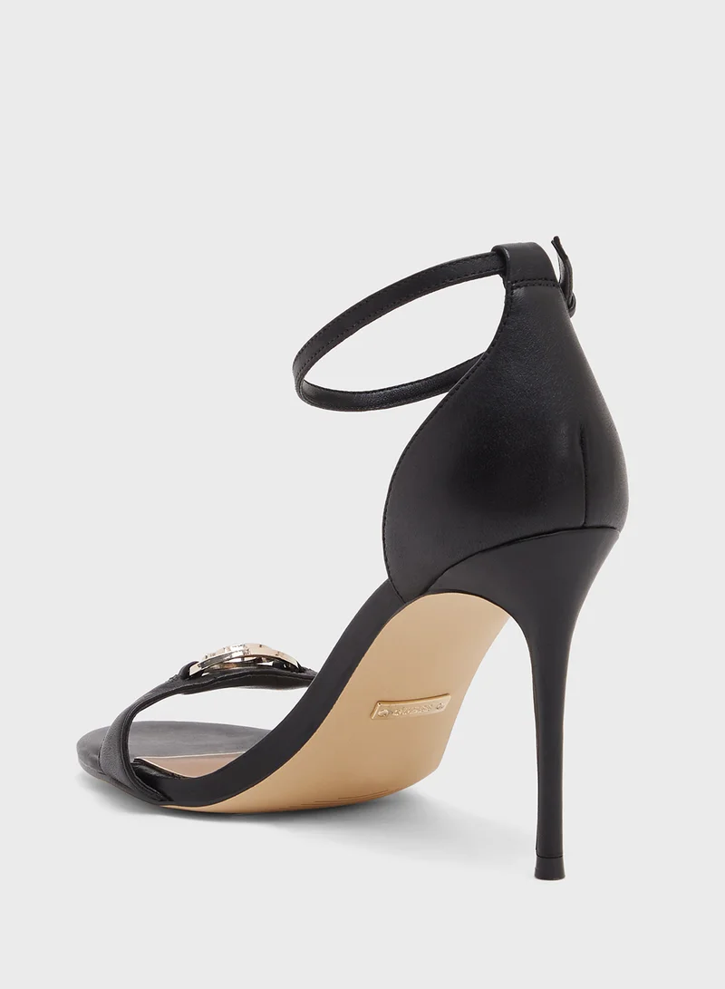 GUESS Ankle Strap High Heel Sandals