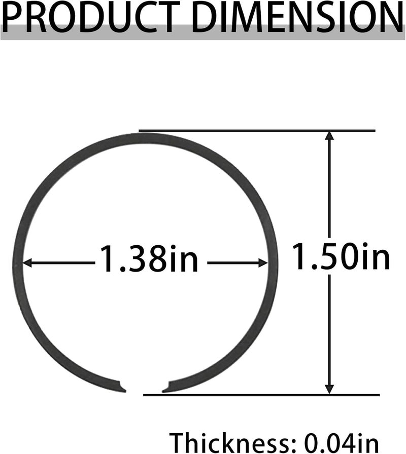 FLMLF 36mm Piston Ring for 29cc 30.5cc Engine fit for 1/5 HPI rovan hsp redcat FG rc car - Image 2