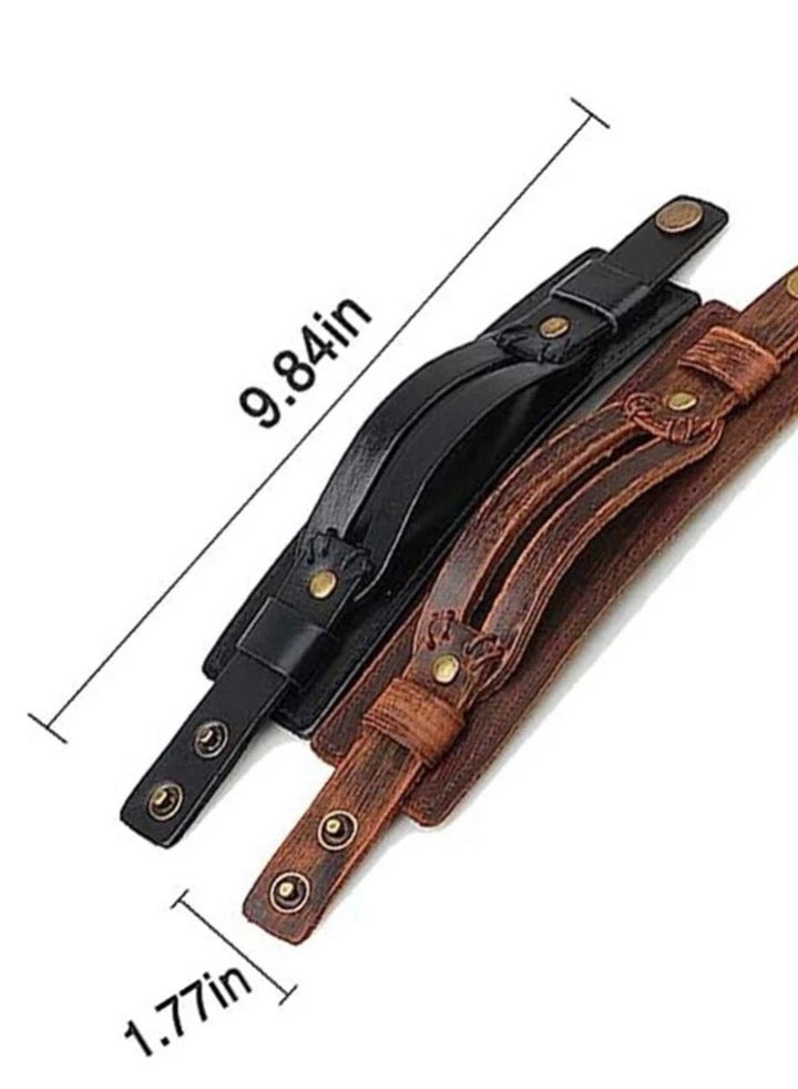 Luxury Concept Elegant High Quality Of PU Leather Bracelet For Men - Image 4