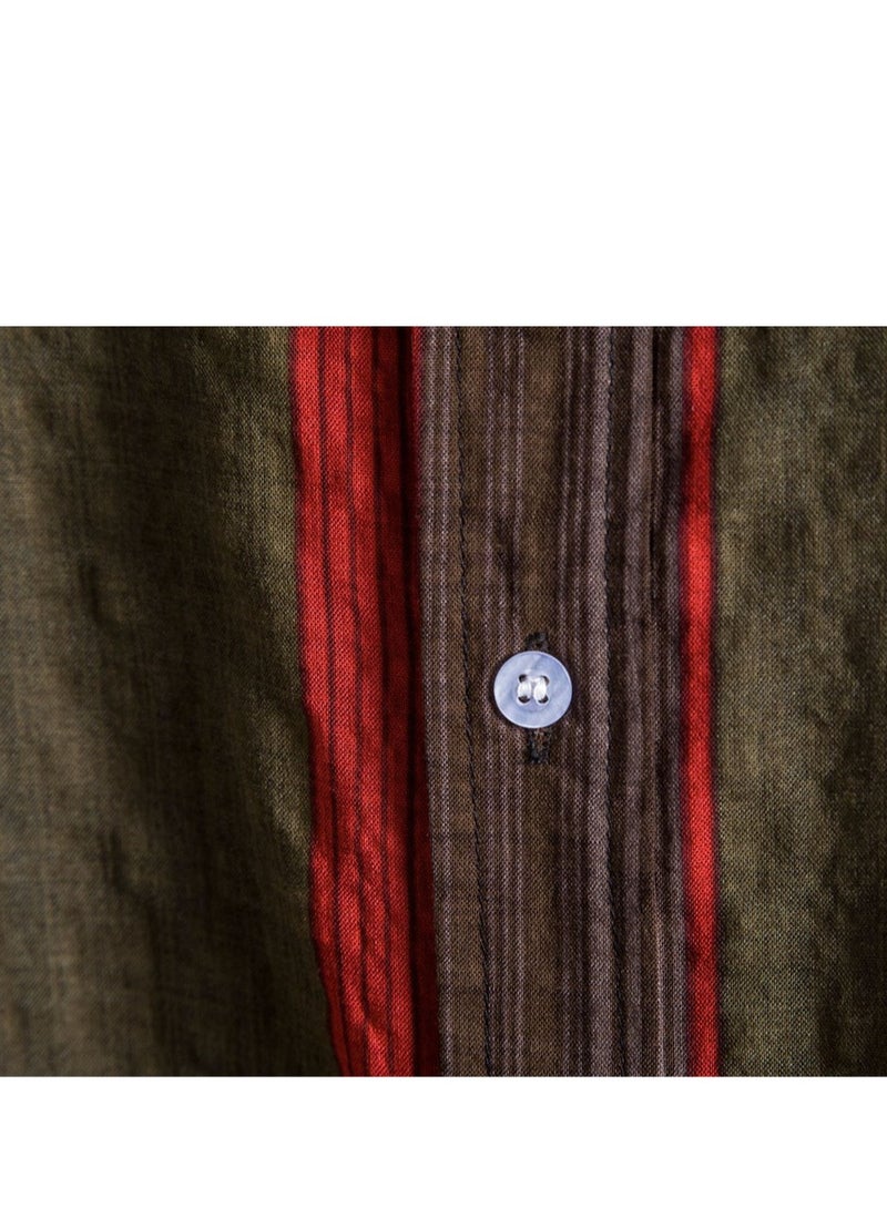 Summer new floral men's casual short-sleeved floral shirt - Image 4