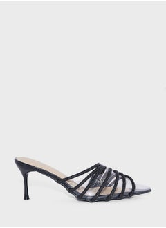 ELLA Clear Diamante Slip On Pump  - Image 1
