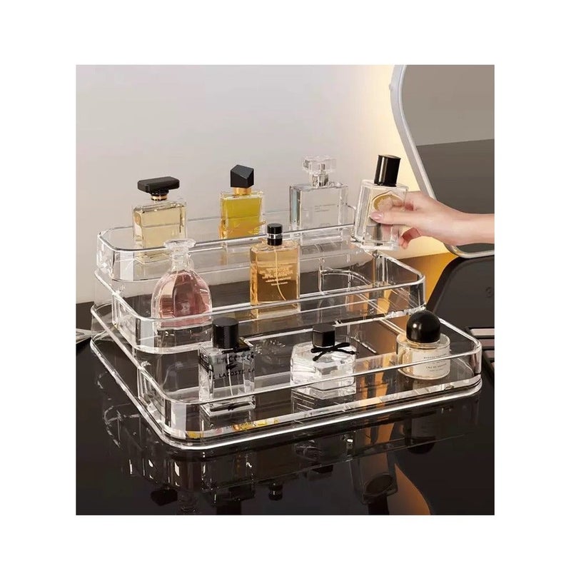 Perfume organizer，Perfume Stand Display Shelf , Acrylic Makeup Organizer - Image 1