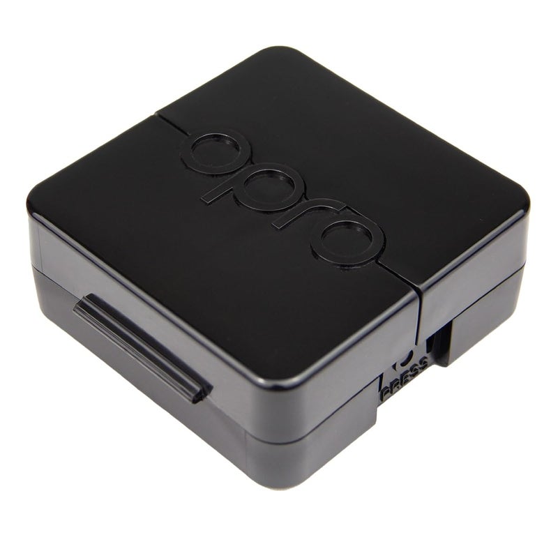 OPRO Protective Ventilated Mouth Guard Case, Can be Used as a Retainer Case, Ideal for Your Your Night Guard & Clear Aligners, Keeps Them Secure, Fresh, and Clean (Black) - Image 1