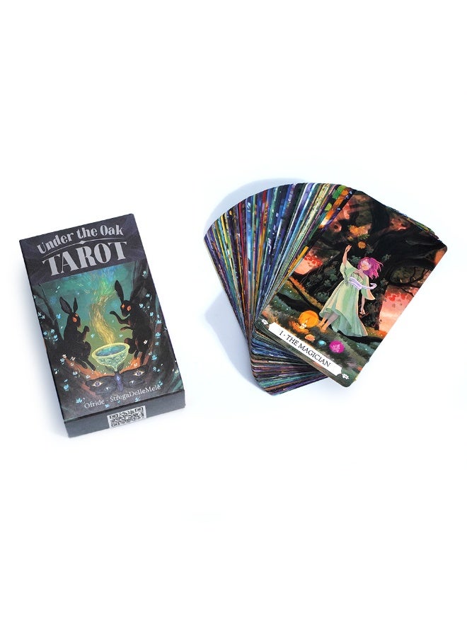 NIBEMINENT The New Tarot Cards under the Oak Tree - 78-card set - A unique divination board game that combines facts and fiction to play, used for insightful interpretations - Image 5