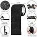 Treela 96 Pack Self Adhesive Bandage Wrap 2 Inch x 5 Yard Self Adherent Cohesive Bandages Elastic Athletic Sports Tape Breathable Wound Tape for Stretch Athletic Wrist AnkleBlack - Image 4