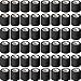 Treela 96 Pack Self Adhesive Bandage Wrap 2 Inch x 5 Yard Self Adherent Cohesive Bandages Elastic Athletic Sports Tape Breathable Wound Tape for Stretch Athletic Wrist AnkleBlack - Image 1