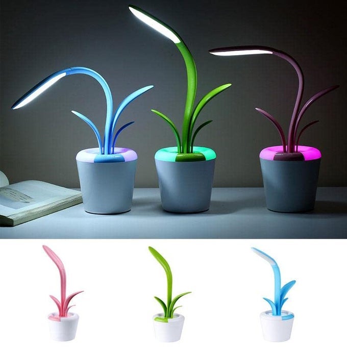 DESK LAMP LED TOUCH ON OFF SWITCH STUDENT STUDY READING DIMMER RECHARGEABLE LED TABLE LAMPS EYE PROTECTION LAMP