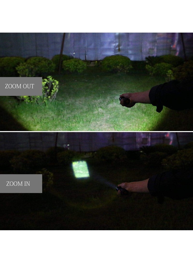 Tactical LED Flashlight Insight High Power Portable Flashlight XML T6 5 Modes Handheld Flashlights for Sports Outdoors Camping[Black,T6,18650 Battery Included] - Image 5