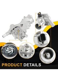 RADHLBNIU Water Pump Thermostat Kit Fit for Buick Encore 2013-2020, Fit for Chevy Cruze 2011-2016 Sonic 2012-2020 Trax 2013-2020 L4 1.4L Turbocharged Engine Replaces # AW6662 25192709 55565336 902808  - Image 2