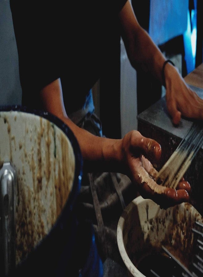 إيبينكا شموع إيبينكا العضوية برائحة الخضراوات، لا تسيل، لا تُصدر دخانًا، مدة احتراق كل شمعة 90 دقيقة، مصنوعة يدويًا في اليابان، بتدرج لوني من الوردي والأزرق - Image 5