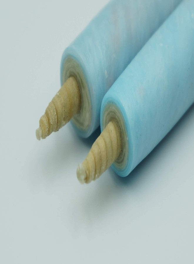 إيبينكا شموع إيبينكا العضوية برائحة الخضراوات، لا تسيل، لا تُصدر دخانًا، مدة احتراق كل شمعة 90 دقيقة، مصنوعة يدويًا في اليابان، بتدرج لوني من الوردي والأزرق - Image 2