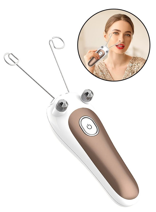 Lady Facial Threading Hair Remover Electric, Cotton Thread Epilator for Women, Painless Facial Hair Remover with USB Rechargeable for Lips Cheek, Arm and Leg Hair Removal - Image 1