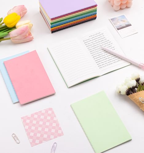 ALKALO 60 Pack Mini Pocket Colorful Lined Notebook Bulk, Journals Bulk, Small Notebooks 3.5x5.5, 30 Sheets/60 Pages, Mini Notebooks for Traveler, Students, School Supplies(Lined-60 pack, 15 Colors) - Image 3