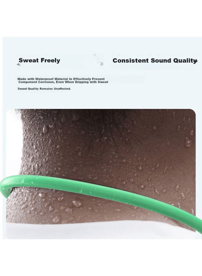 Oksj Bluetooth Earphones Sports Neckband Wireless Neck-hanging Noise Cancelling Waterproof Long Battery Life 5.3 Enc For Huawei Xiaomi Phones Gaming - Image 3