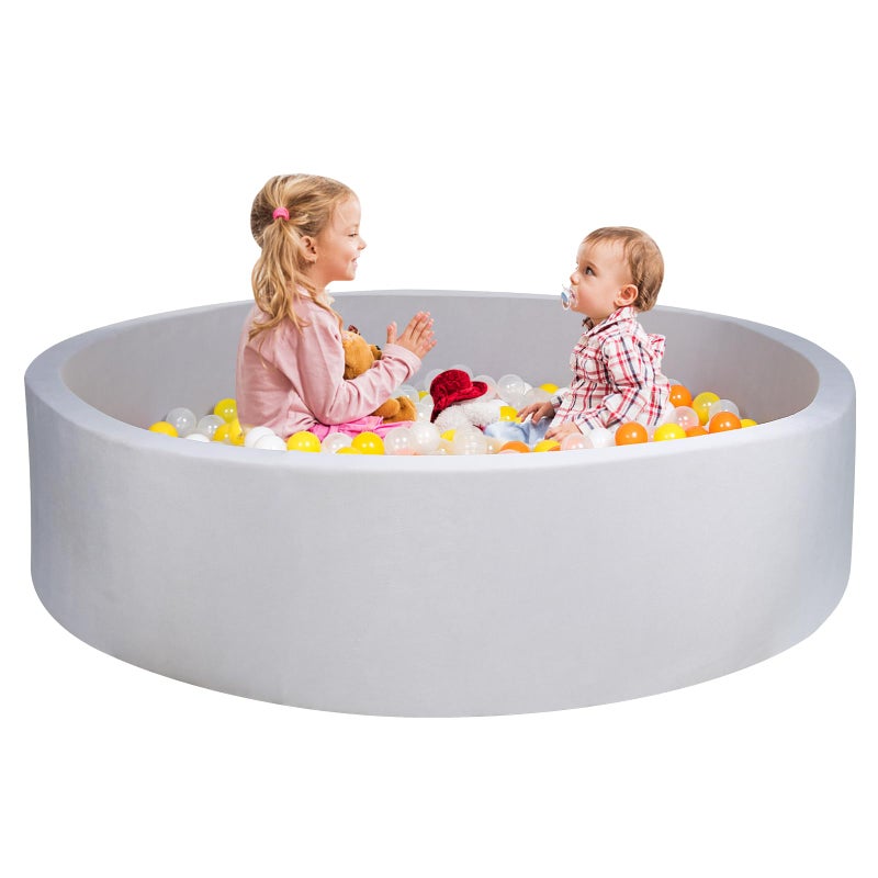 Foam Ball Pit for Toddlers Kids Children CALEPTONG 472x 138 Super Large Ball Pits for Babies with Soft Memory Sponge Indoor Outdoor Baby Playpen Kids Play Ball Pool Balls NOT Included