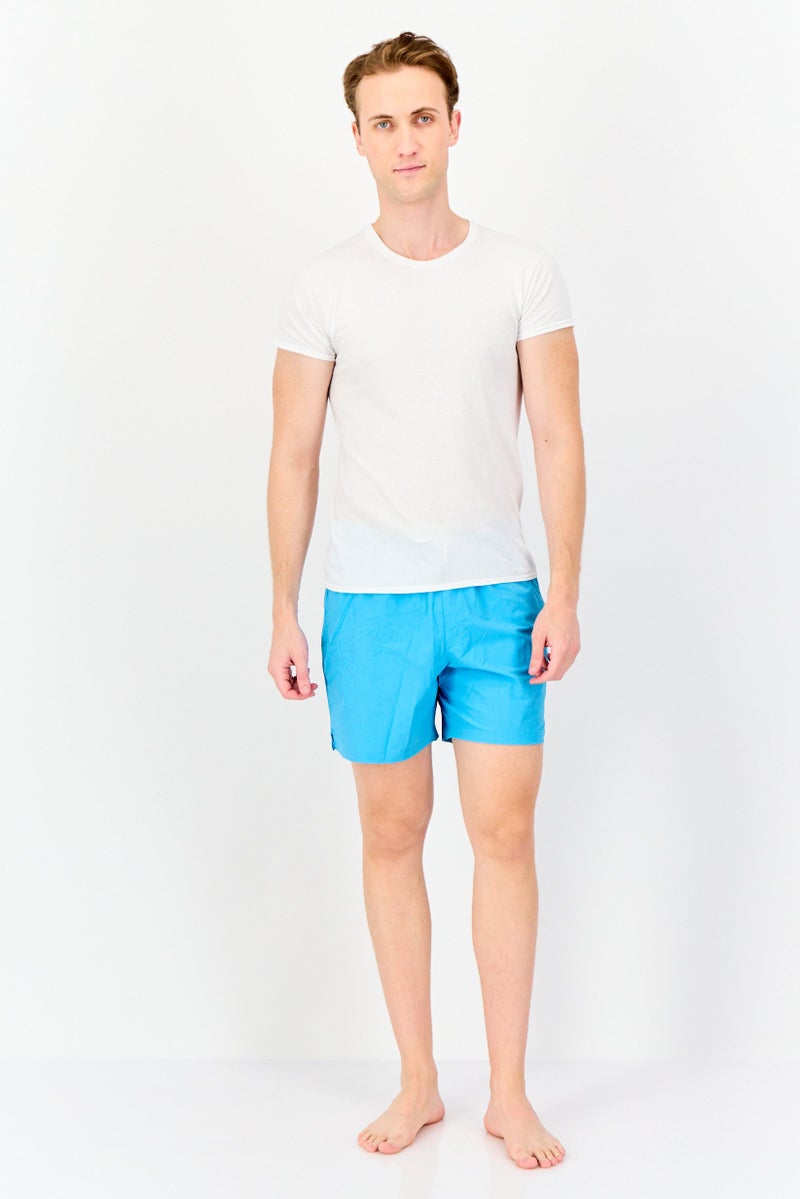GAP Men Solid Board Shorts Swimwear, Turquoise - Image 2