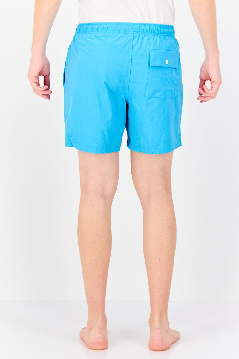 GAP Men Solid Board Shorts Swimwear, Turquoise - Image 3
