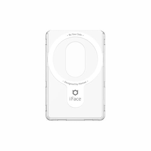 iFace MagSynq Card Wallet Clear [Compatible with MagSafe] – Transparent Magnetic Card Holder, Slim & Lightweight Design, Card Storage with Secure Spring, Easy Slide Access - Clear - Image 1