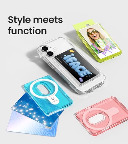 iFace MagSynq Card Wallet Clear [Compatible with MagSafe] – Transparent Magnetic Card Holder, Slim & Lightweight Design, Card Storage with Secure Spring, Easy Slide Access - Clear - Image 2