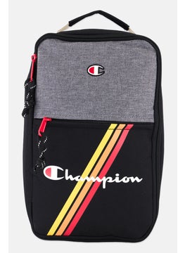 Champion Kids Boy Brand Logo Lunch Bag 32 L x 20 H x 9 W cm, Black  - Image 1