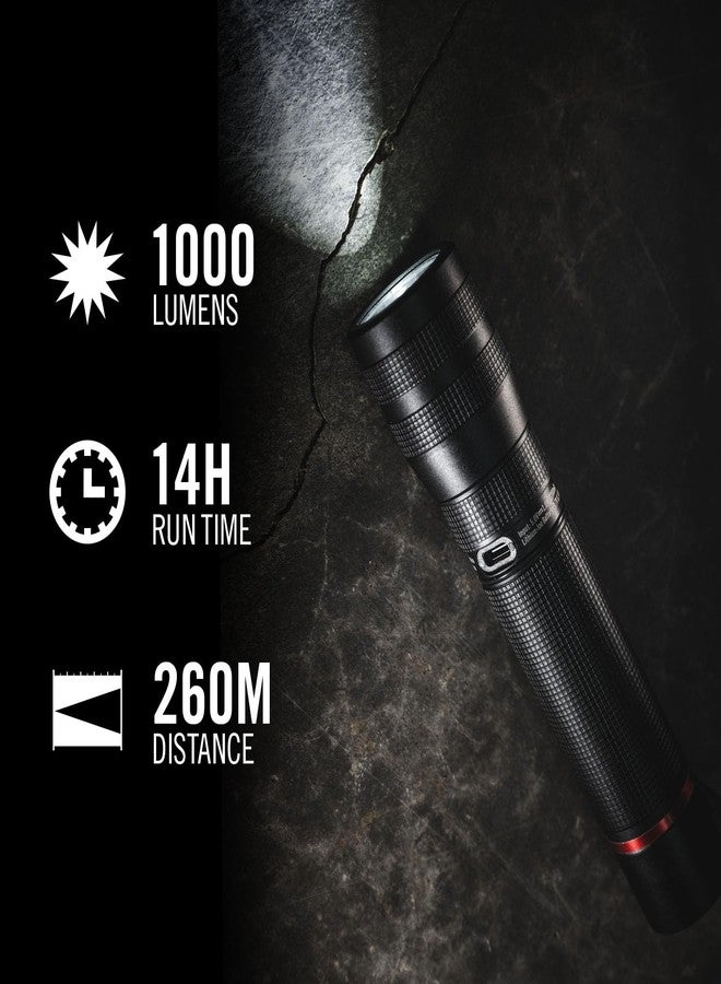 كوست مصباح يدوي LED قابل لإعادة الشحن ومقاوم للماء من Coast G60R بقوة 1000 لومن، عبوة من قطعتين - Image 2