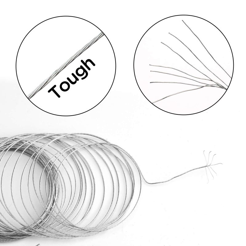 Savita 32.5 Feet (10m) Picture Hanging Wire for Mirrors, Clock, Art Work, Photo Frame - Image 3