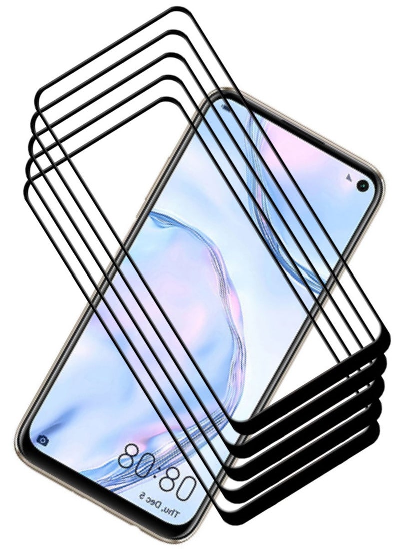 ACLIX 5 Pieces Antistatic ESD Dustproof Premium Quality High Definition Tempered Glass Screen Protector Designed For Huawei nova 7i - Image 1