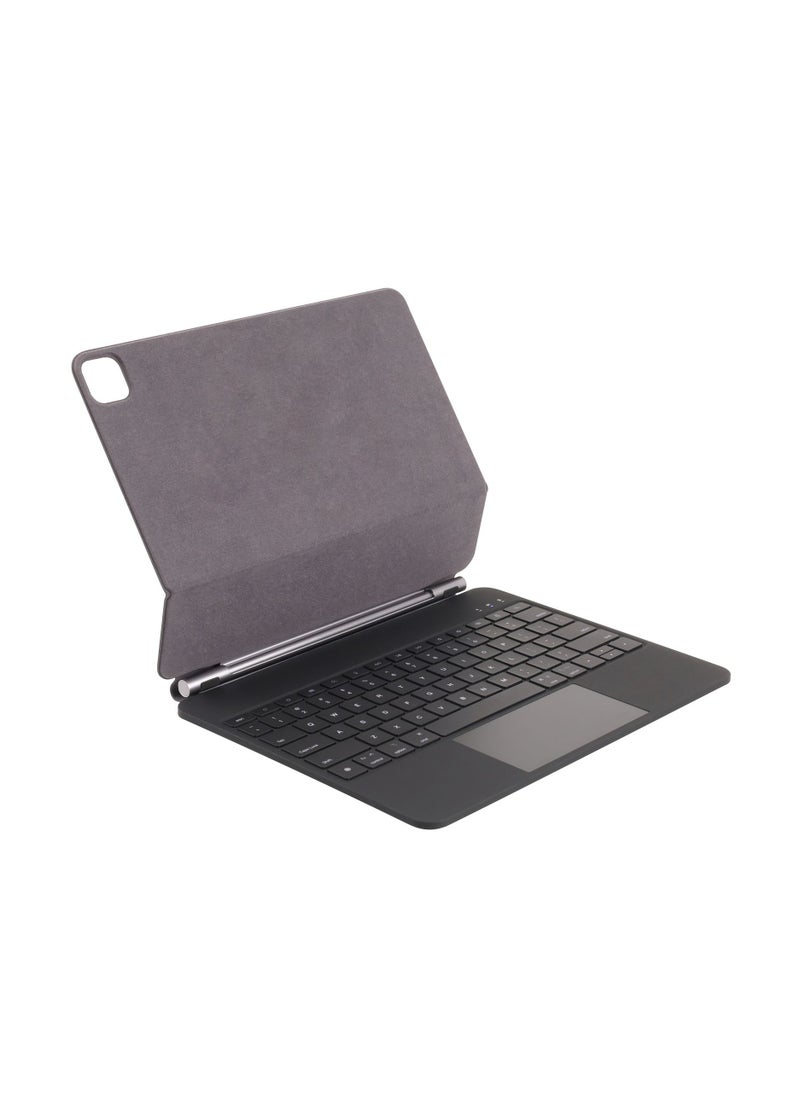 GREEN LION - Magic Keyboard Case for iPad Pro 13” / Scissor Holder / Pencil Holder / Backlit Function / High Sensitivity Touchpad / 10m Operating Distance / Foldable and Portable / 360-Degree Rotation - Black - Image 1