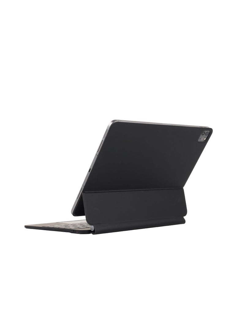 GREEN LION - Magic Keyboard Case for iPad Pro 13” / Scissor Holder / Pencil Holder / Backlit Function / High Sensitivity Touchpad / 10m Operating Distance / Foldable and Portable / 360-Degree Rotation - Black - Image 1