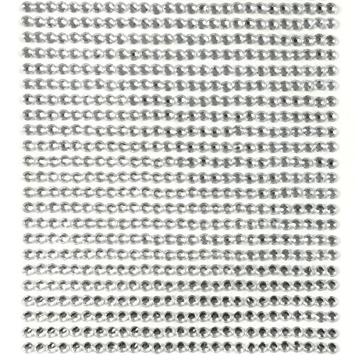 AllyDrew Crystal Diamond Sticker 3mm Adhesive Rhinestones, 1000 Pieces, Silver - Image 1