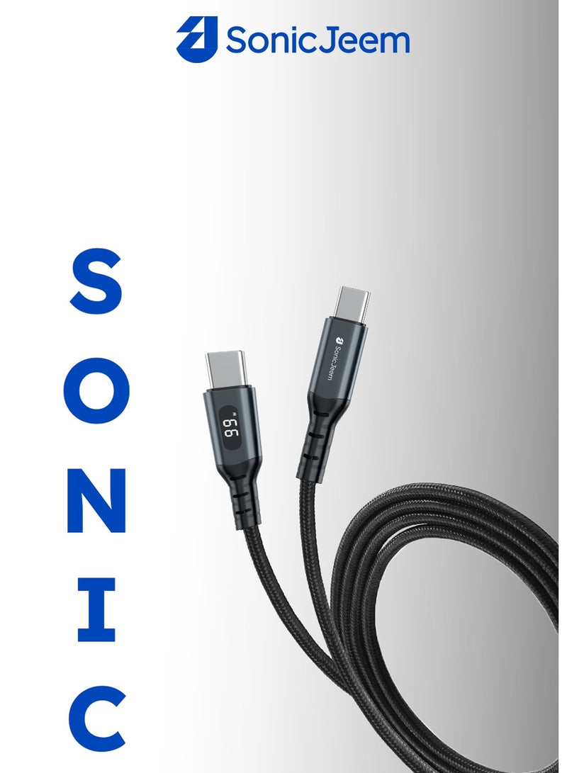 SONIC JEEM Zinc Alloy data cable Digital Display -C-C SJ106A - Image 4