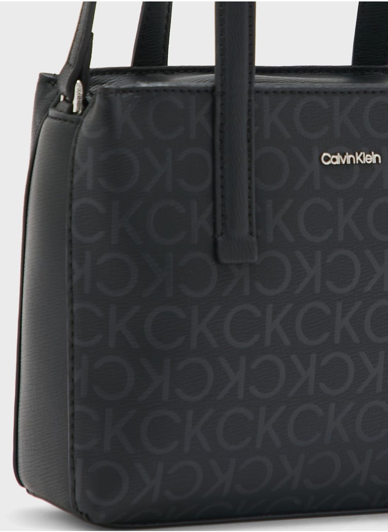 CALVIN KLEIN - Monogram Tote - Image 1