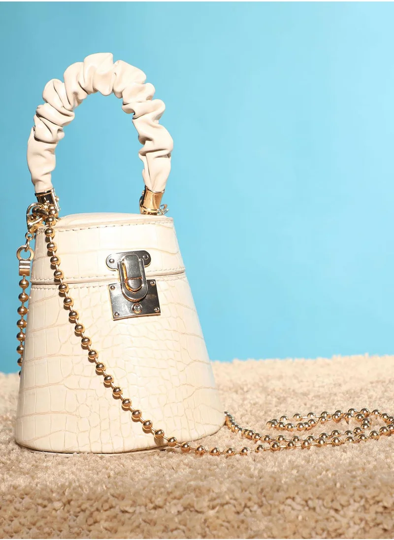 صوص هاوت Ripple Cream Bucket Bag