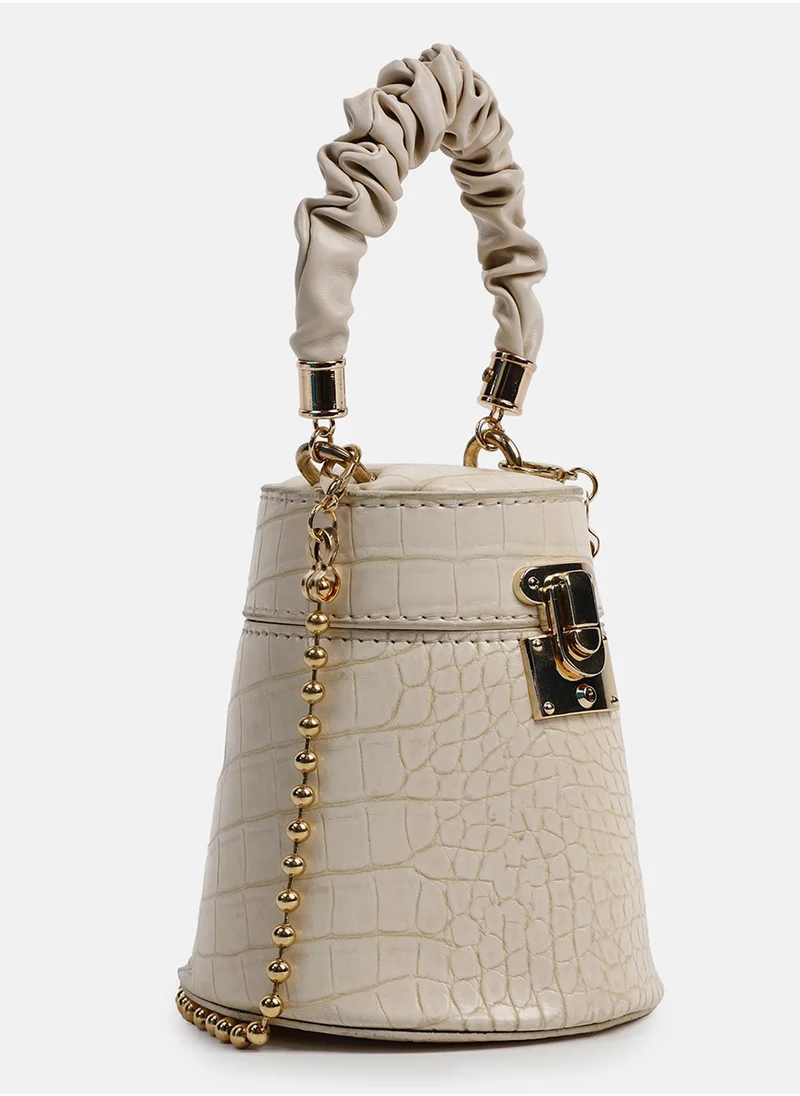 Haute Sauce Ripple Cream Bucket Bag