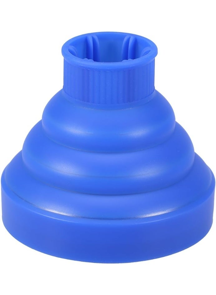 Universal size hair dryer diffuser for curly hair, salon use, or individual use. Blue. - Image 3