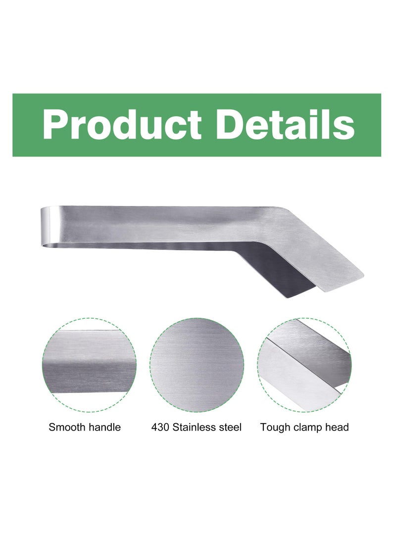 SYOSI Seedling Transplant Tongs, 8.7 Inch Stainless Steel Seedling Starters Remove Tongs Seedling Transplanting Tool Seedling Easy Transplanter  to Reduce Damage to Roots (2 Pcs) - Image 3