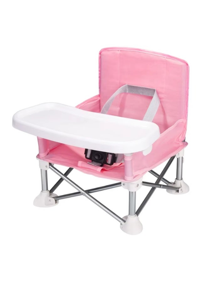 Sybil's Children's Folding Dining Chair, Portable, Detachable Plate, Suitable For Baby At Home - Image 1
