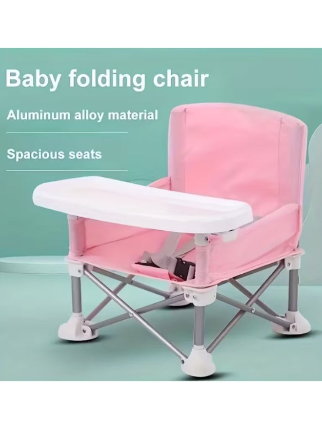 Sybil's Children's Folding Dining Chair, Portable, Detachable Plate, Suitable For Baby At Home - Image 3