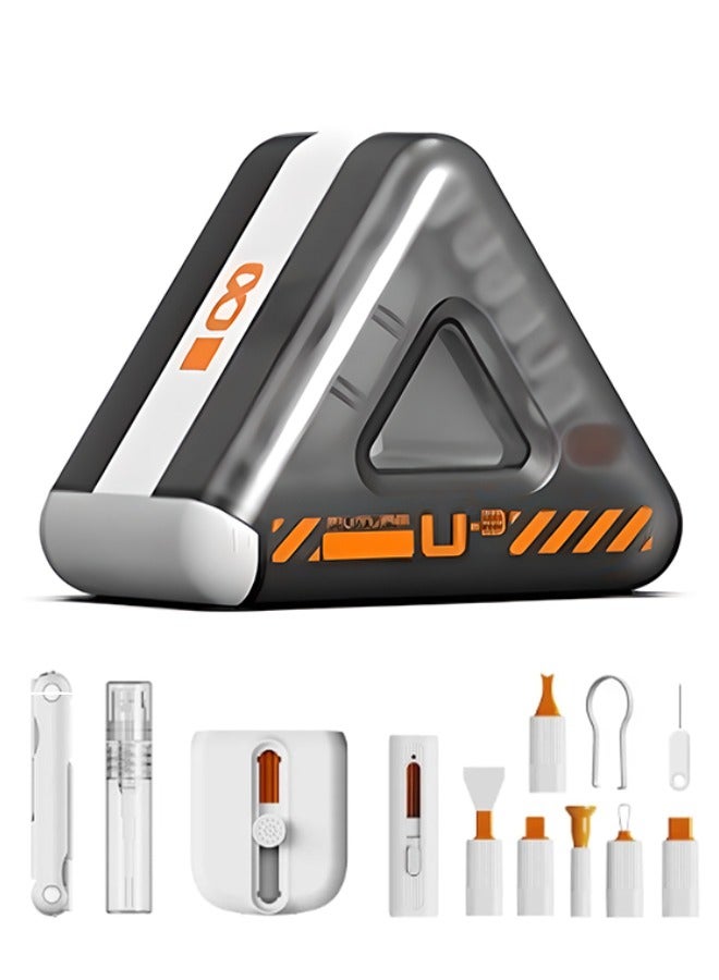 Multi-Function Electric Cleaning Kit, 12-in-1 Keyboard Cleaning Kit for PC, Headphones, Camera, and Watch - Image 1