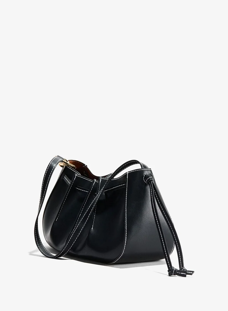 H&M Pleated shoulder bag