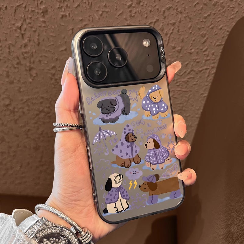 Raincoat Puppy Suitable for Apple 16Pro Mobile Phone Case 14 New Iphone15Promax Cartoon 13 Stylish 17 - Image 3