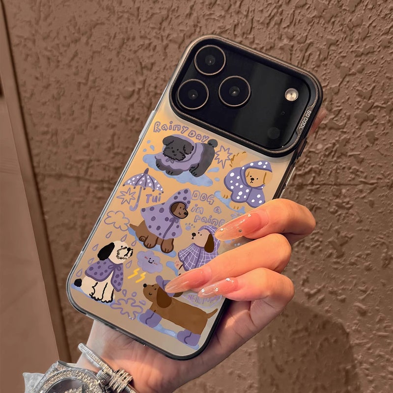 Raincoat Puppy Suitable for Apple 16Pro Mobile Phone Case 14 New Iphone15Promax Cartoon 13 Stylish 17 - Image 5