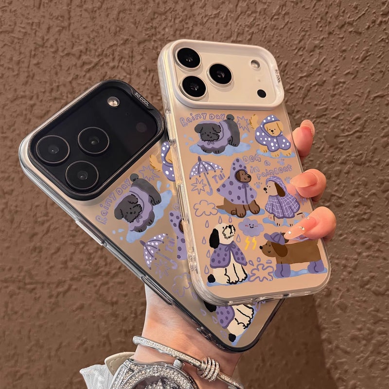 Raincoat Puppy Suitable for Apple 16Pro Mobile Phone Case 14 New Iphone15Promax Cartoon 13 Stylish 17 - Image 4